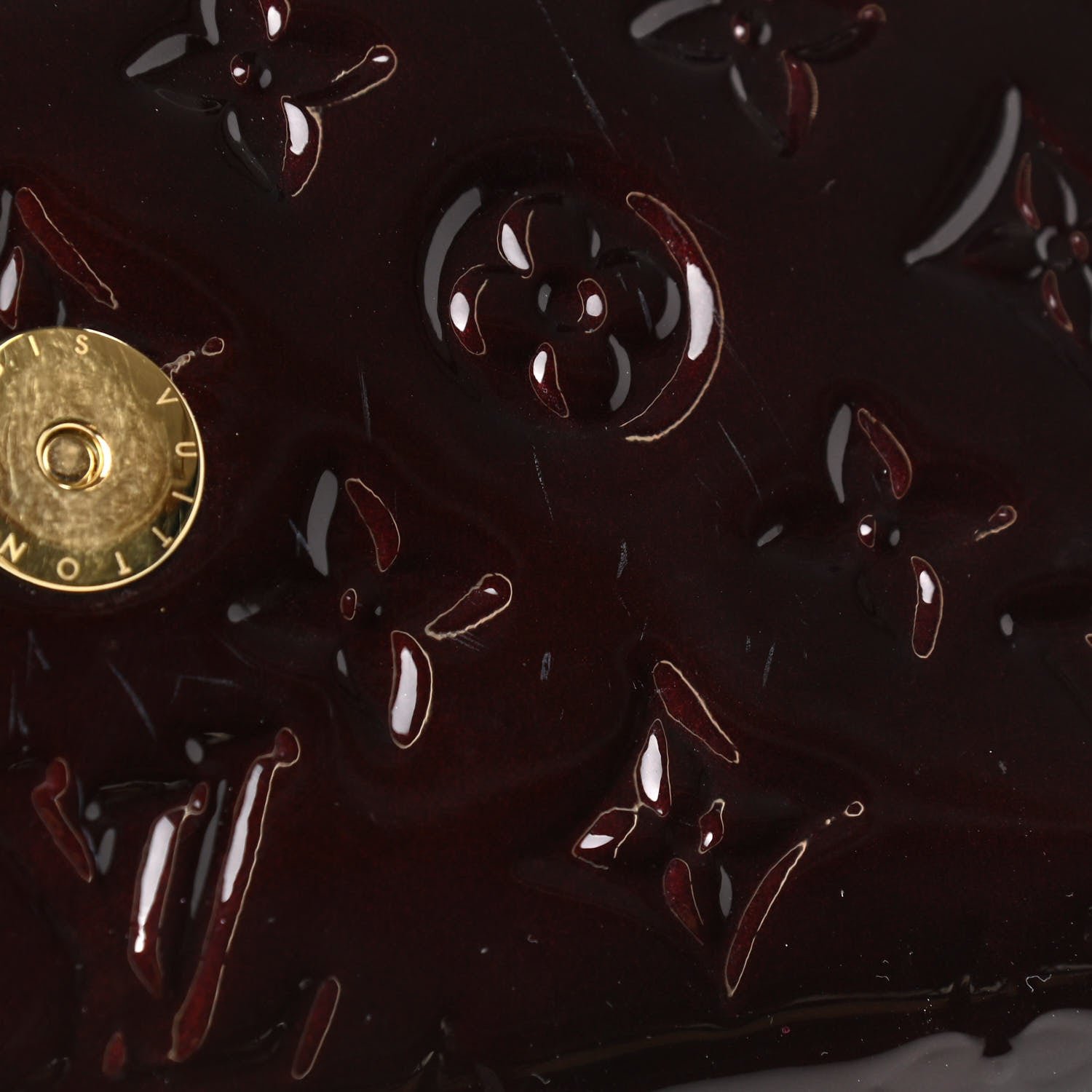 Louis Vuitton Vernis Rossmore MM Amarante 9 of 10