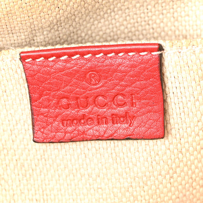 Gucci Pebbled Calfskin Small Soho Disco Bag Tabasco Red 6 of 10