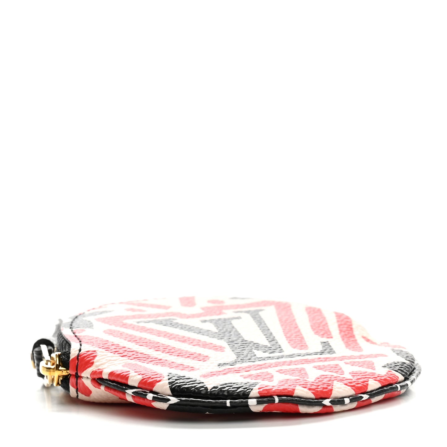 Monogram Giant Crafty Round Coin Purse Creme Rouge