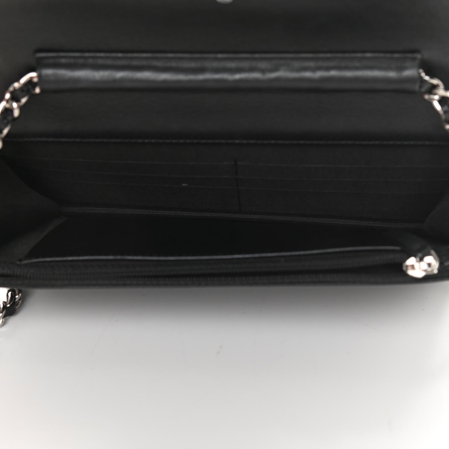 Chanel Caviar Timeless CC Wallet On Chain WOC Black 6 of 13