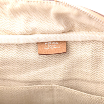 Hermes Taurillon Clemence Victoria II 35 Biscuit 6 of 9