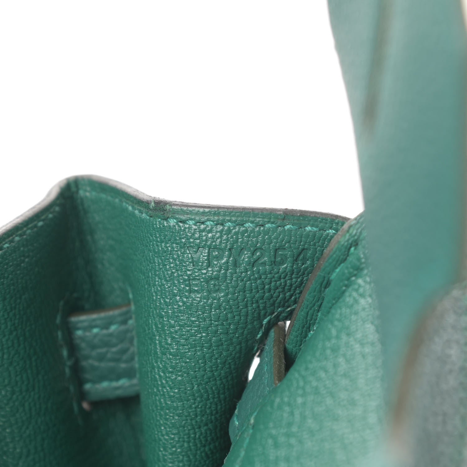 Hermes Togo Birkin 25 Malachite 7 of 11