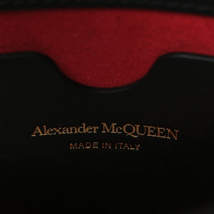 Alexander McQueen Calfskin Braided The Story Shoulder Bag Black 6 of 9