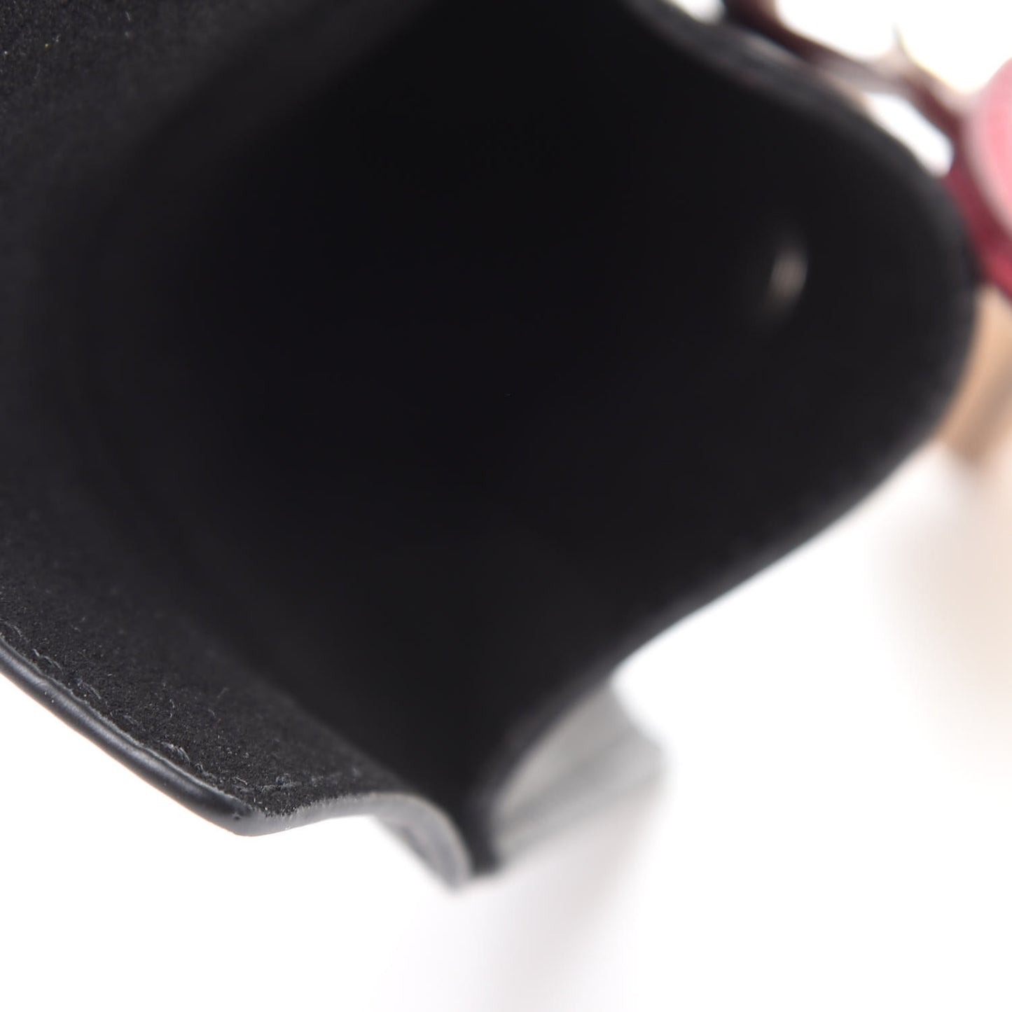 Calfskin Multi Key Ring Coin Card Case Light Gold