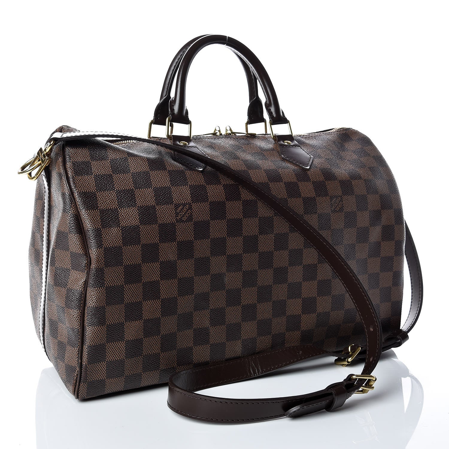 Louis Vuitton Damier Ebene Speedy Bandouliere 35 3 of 20