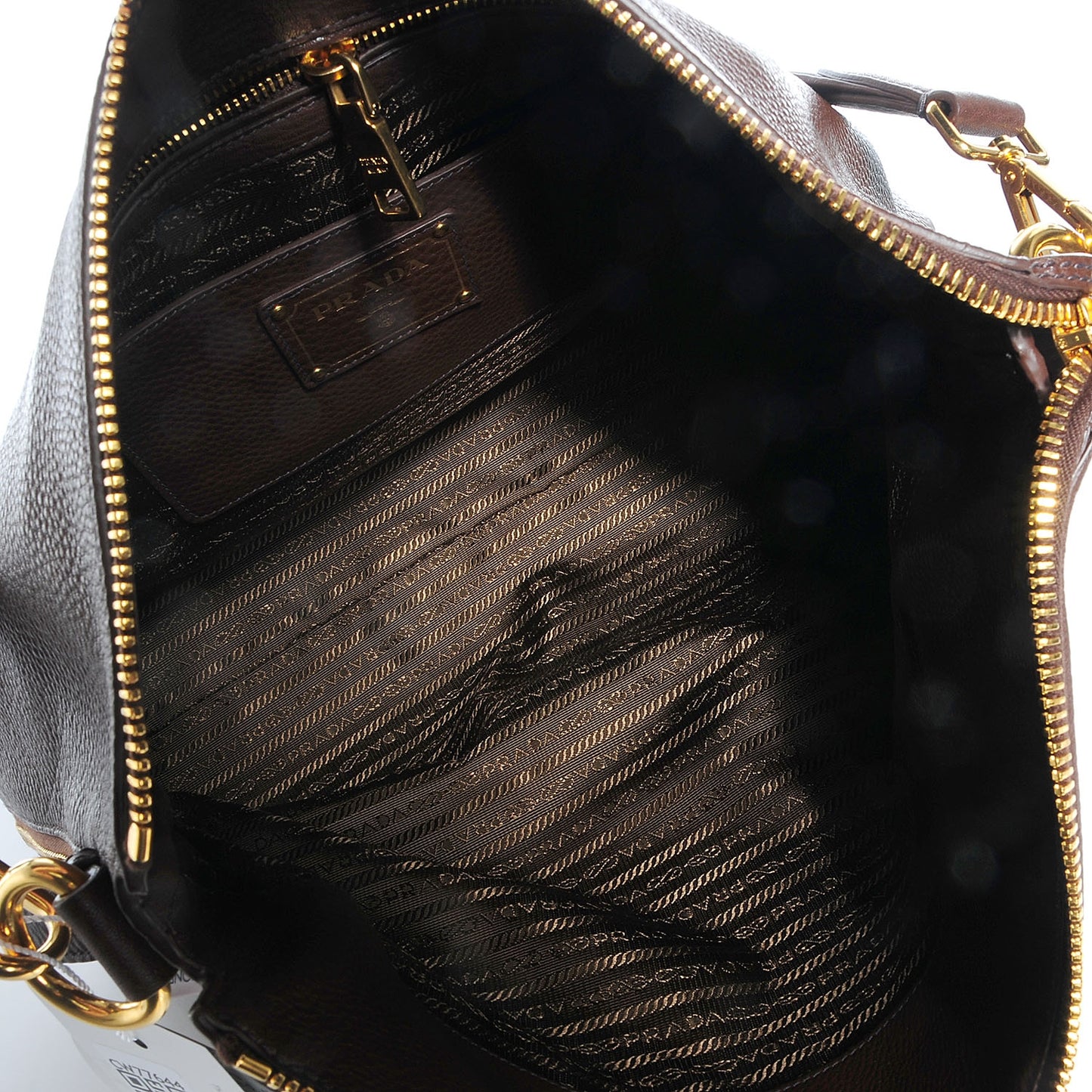 Vitello Daino Zipper Hobo Bruciato