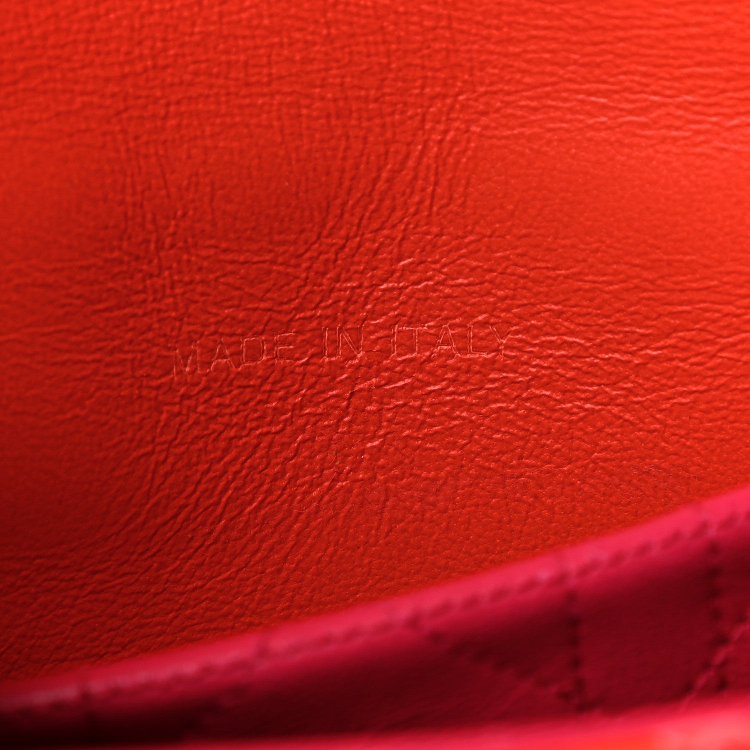 Christian Dior Lambskin Cannage Mini Miss Dior Flap Orange 7 of 9