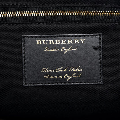 Burberry Grainy Calfskin House Check Small Canterbury Black 6 of 8
