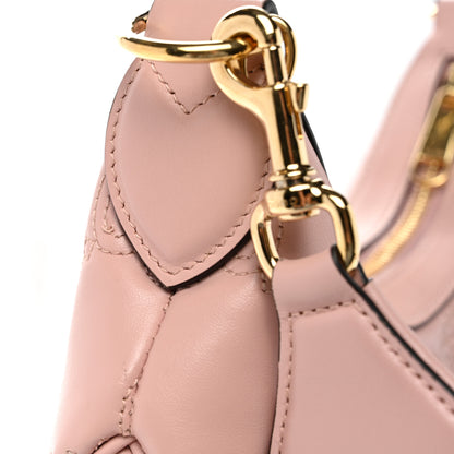 Gucci Calfskin GG Matelasse Small Hobo Shoulder Bag Perfect Pink Natural 13 of 13