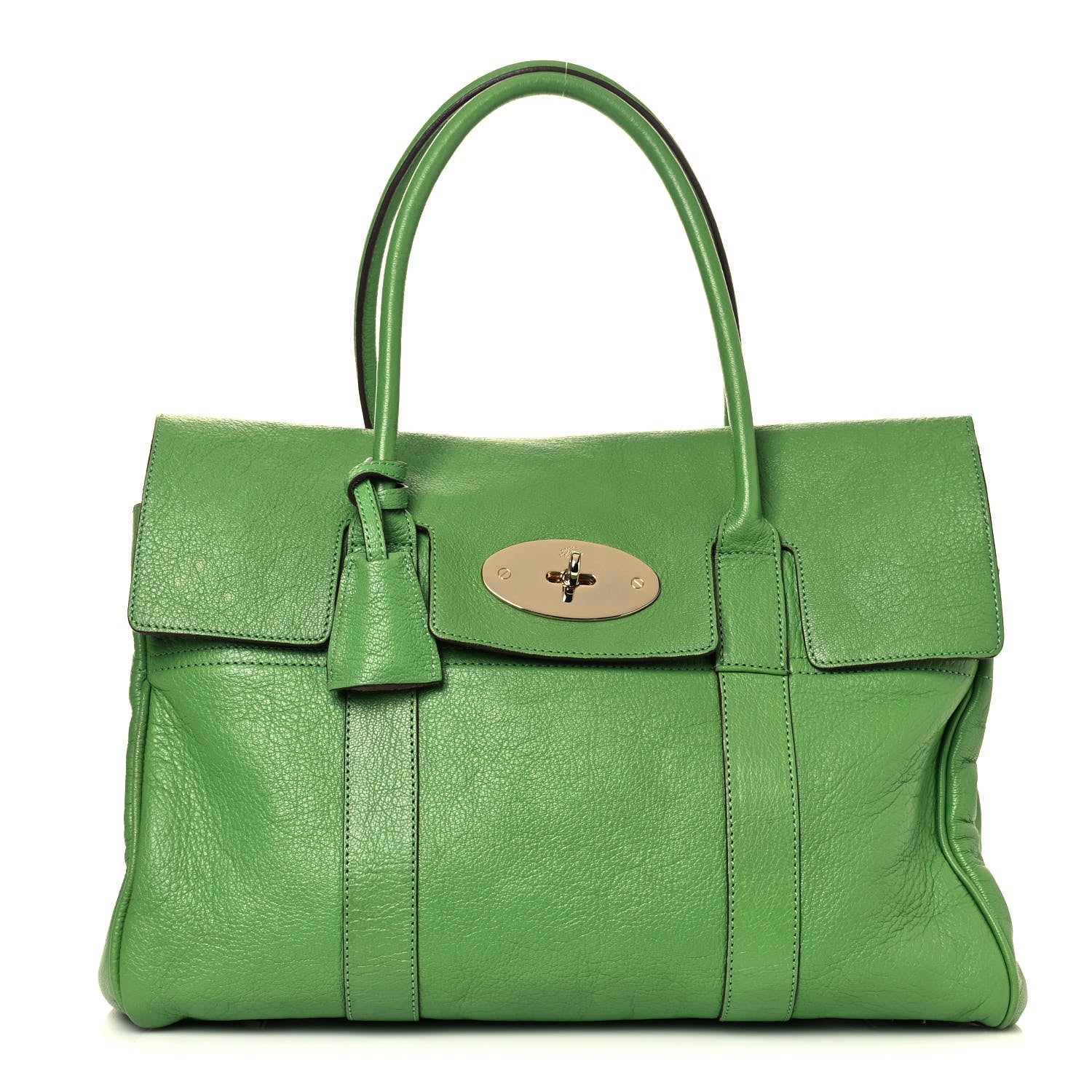Mulberry Goatskin Bayswater Grass Green 1 of 16