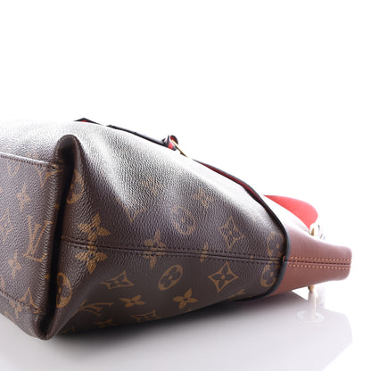 Louis Vuitton Monogram Tuileries Besace Caramel Rouge 14 of 15