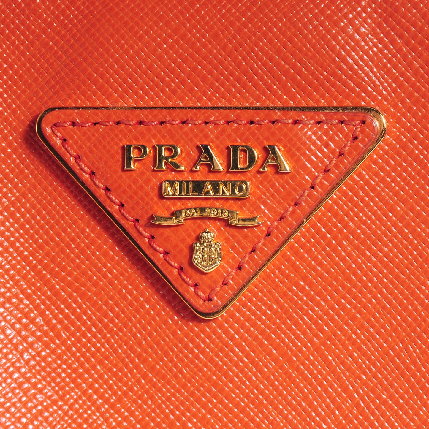Saffiano Lux Large Tote Papaya