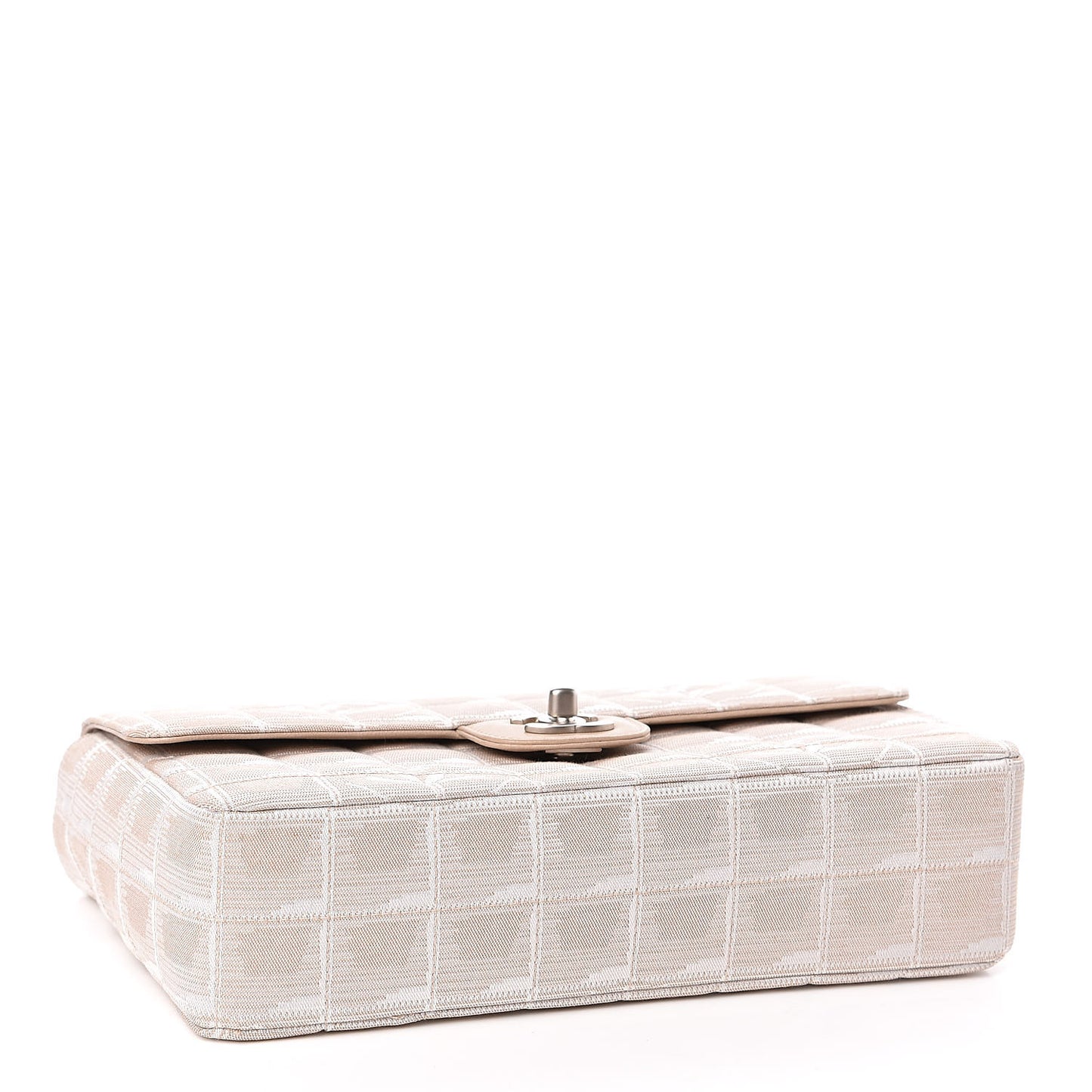 Nylon Medium Travel Flap Light Beige