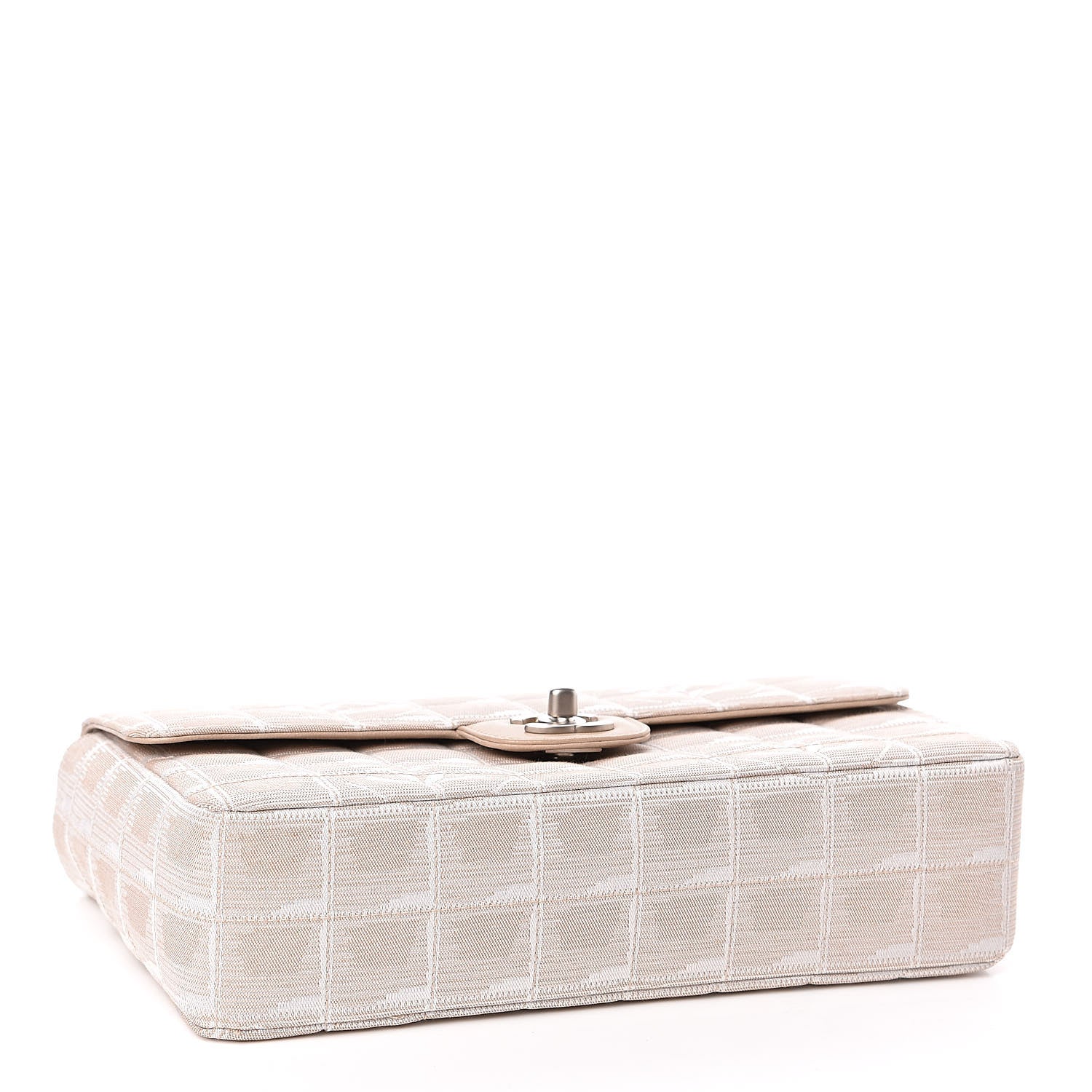 Chanel Nylon Medium Travel Flap Light Beige 4 of 11