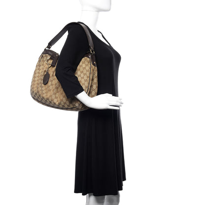 Gucci Monogram Medium Sukey Hobo Dark Brown 2 of 23