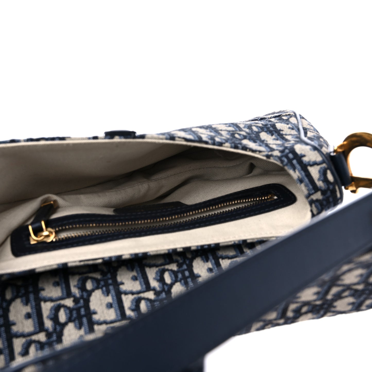 Oblique Saddle Bag Blue