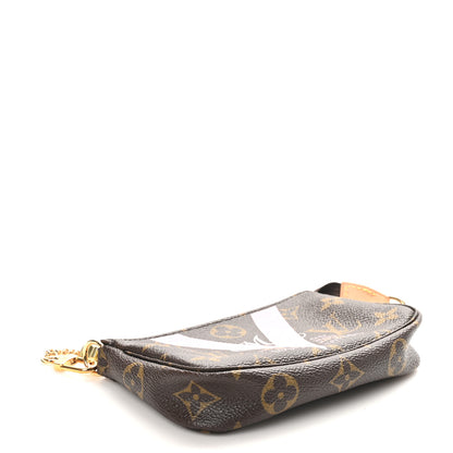 Louis Vuitton Monogram V Maui Mini Pochette Accessories Rose Ballerine 4 of 9