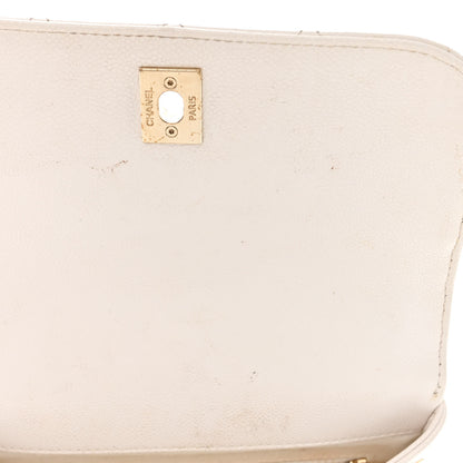 Chanel Caviar Quilted Small Business Affinity Flap White 12 of 19