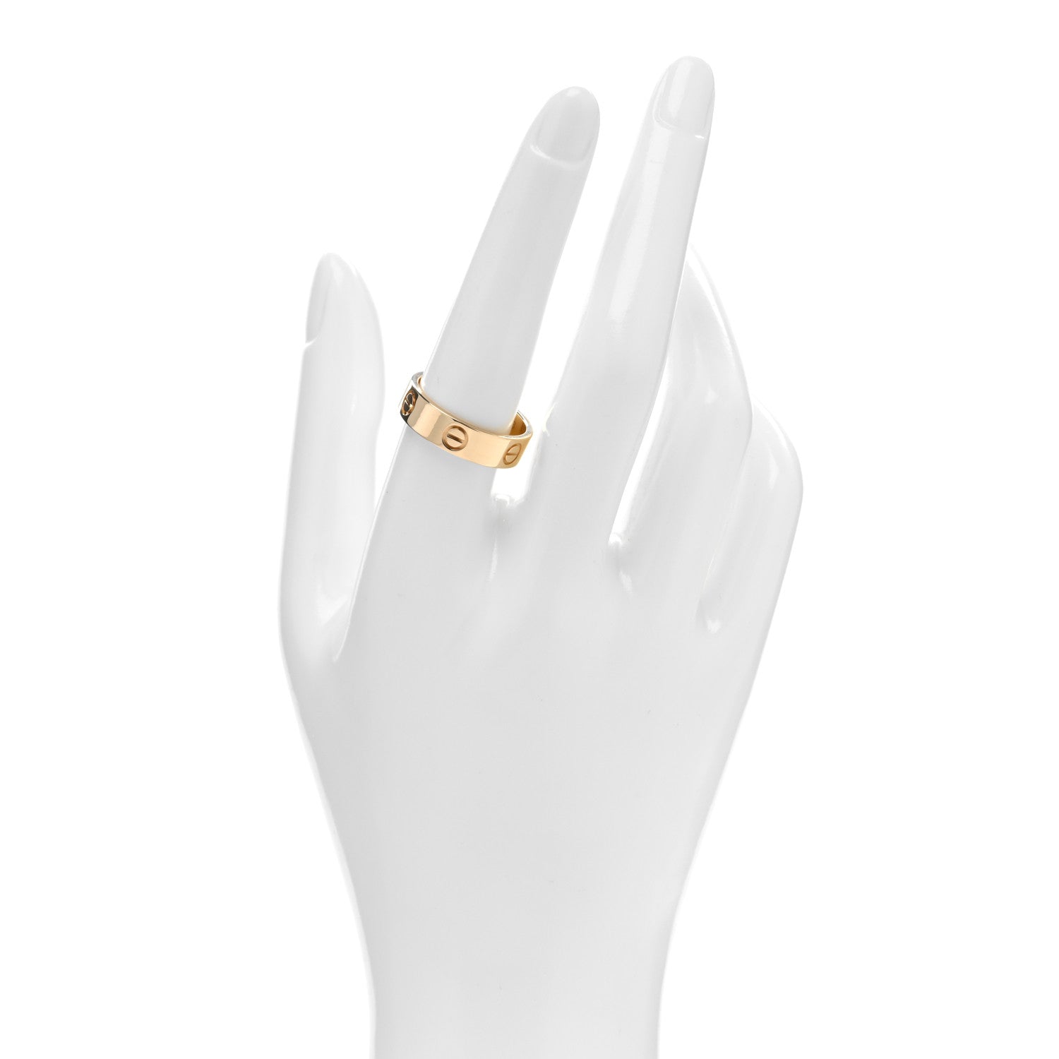 Cartier 18K Yellow Gold 5.5mm LOVE Ring 58 8.25 2 of 5