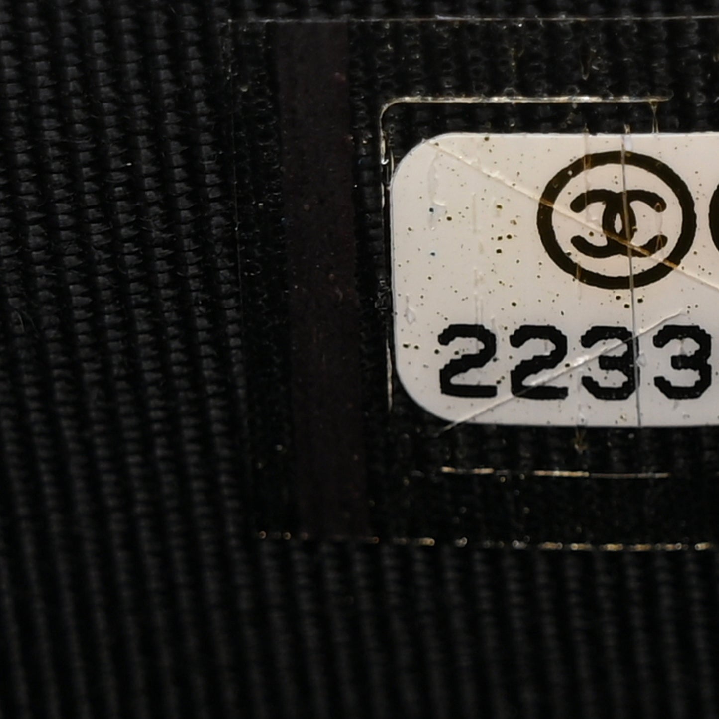 Aged Calfskin Lucky Charms Casino 2.55 Reissue Wallet on Chain WOC Black