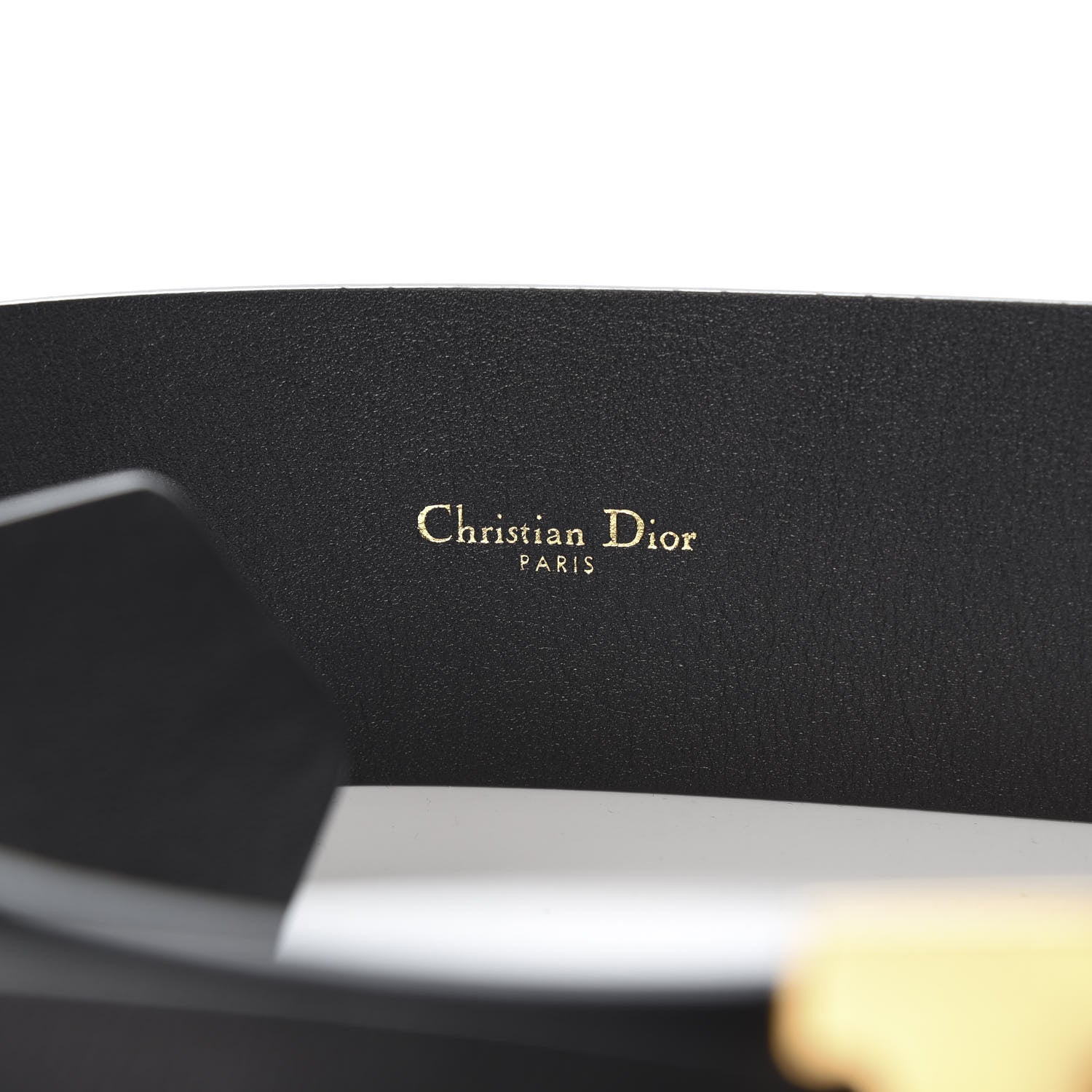 Christian Dior Calfskin Diorquake Belt 80 Black 4 of 6