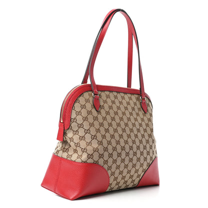 Gucci Monogram Medium Bree Shoulder Bag Red 3 of 9