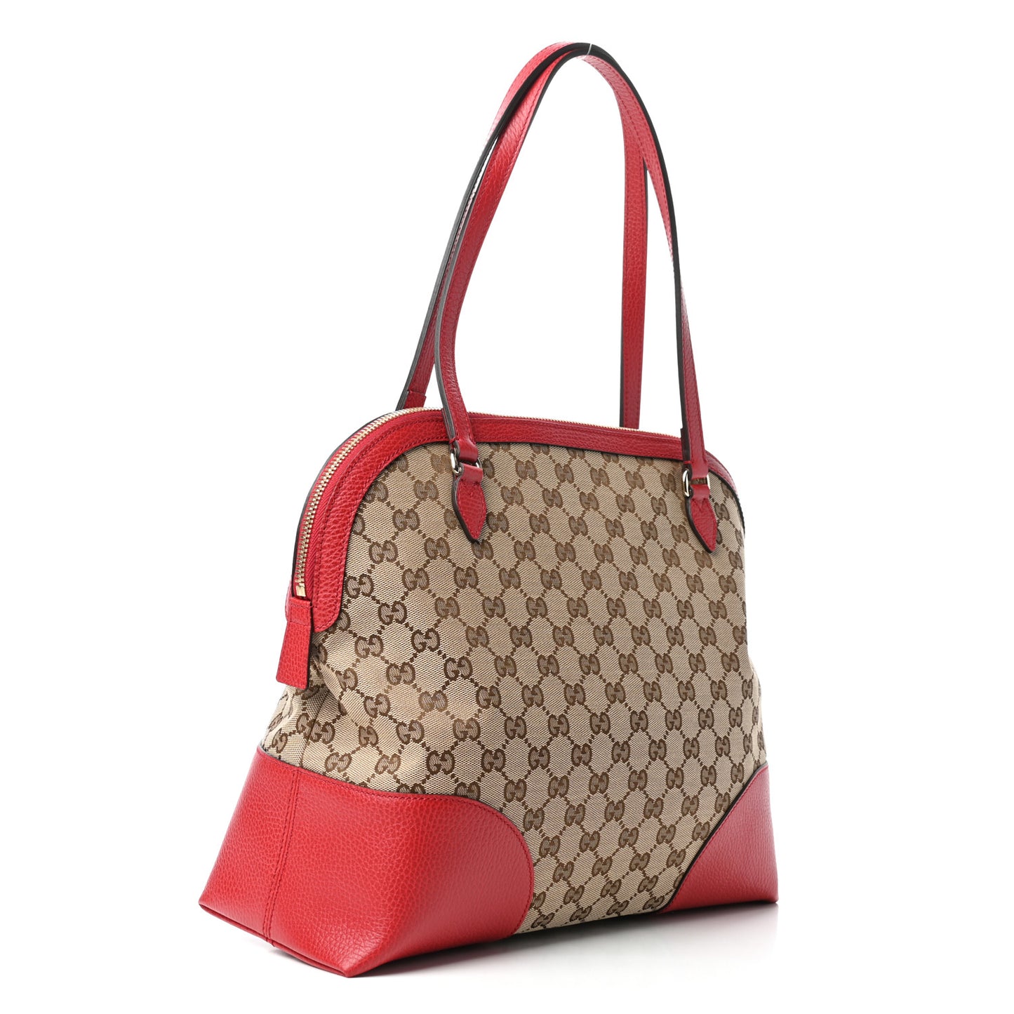 Monogram Medium Bree Shoulder Bag Red