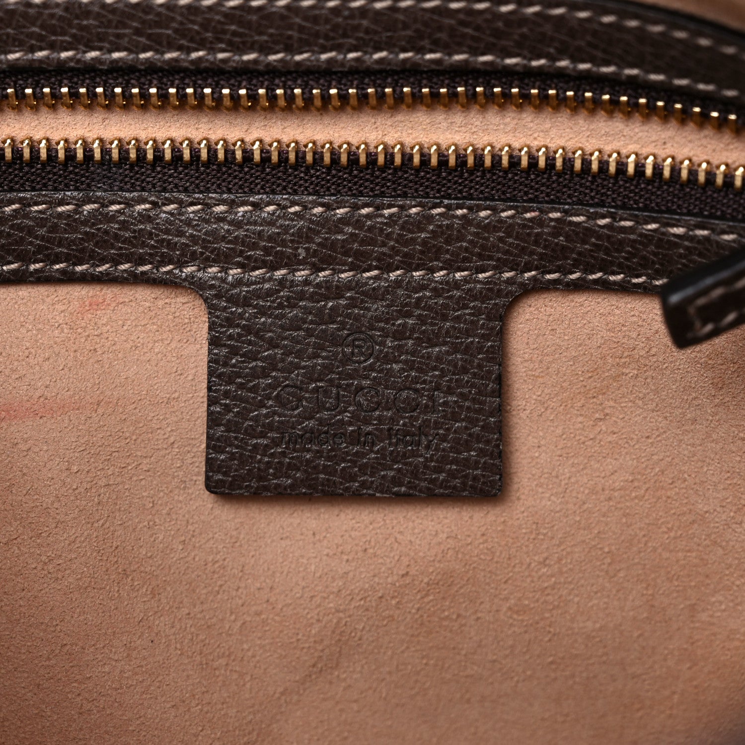 Gucci GG Supreme Monogram Web Small Ophidia Shoulder Bag Brown 6 of 18