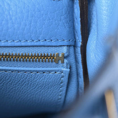 Hermes Togo Kelly Retourne 28 Bleu Paradise 27 of 42