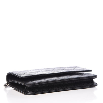 Chanel Caviar Quilted Wallet On Chain WOC Black 4 of 9