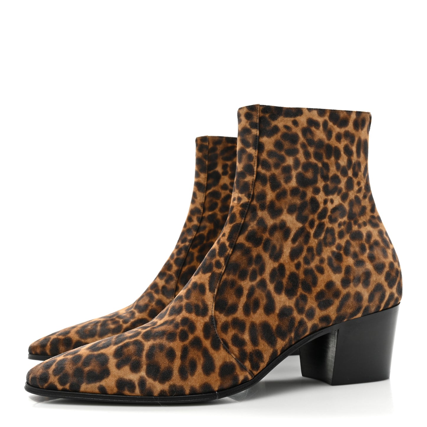 Mens Vassili Suede Leopard Boots 42.5