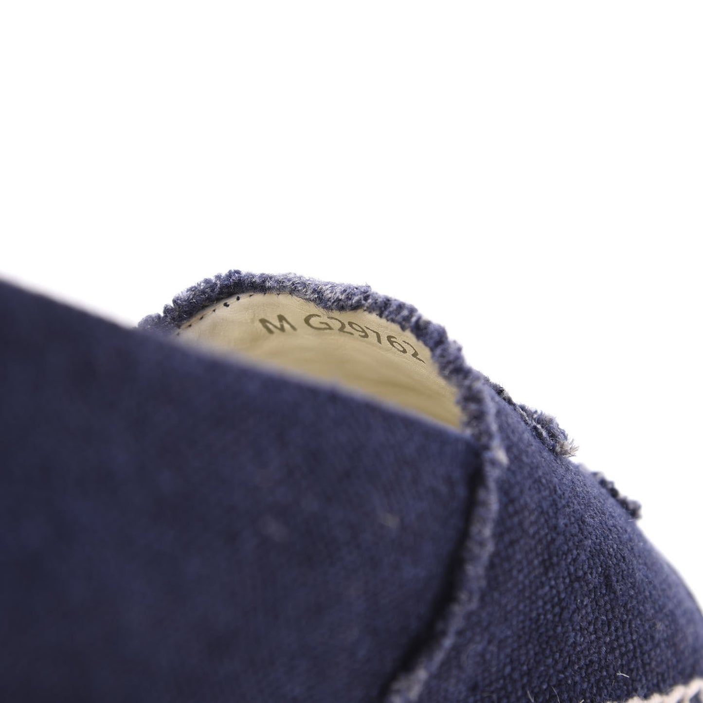 Linen CC Espadrilles 37 Blue Black