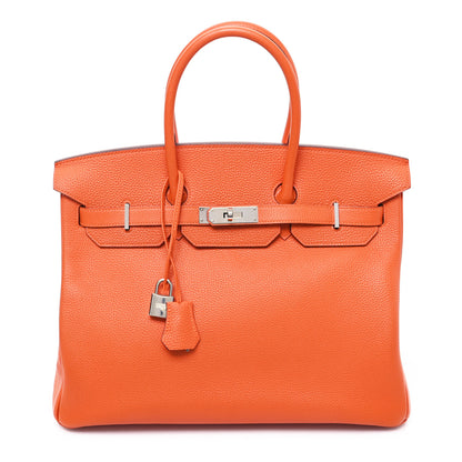 Hermes Togo Birkin 35 Orange 1 of 11