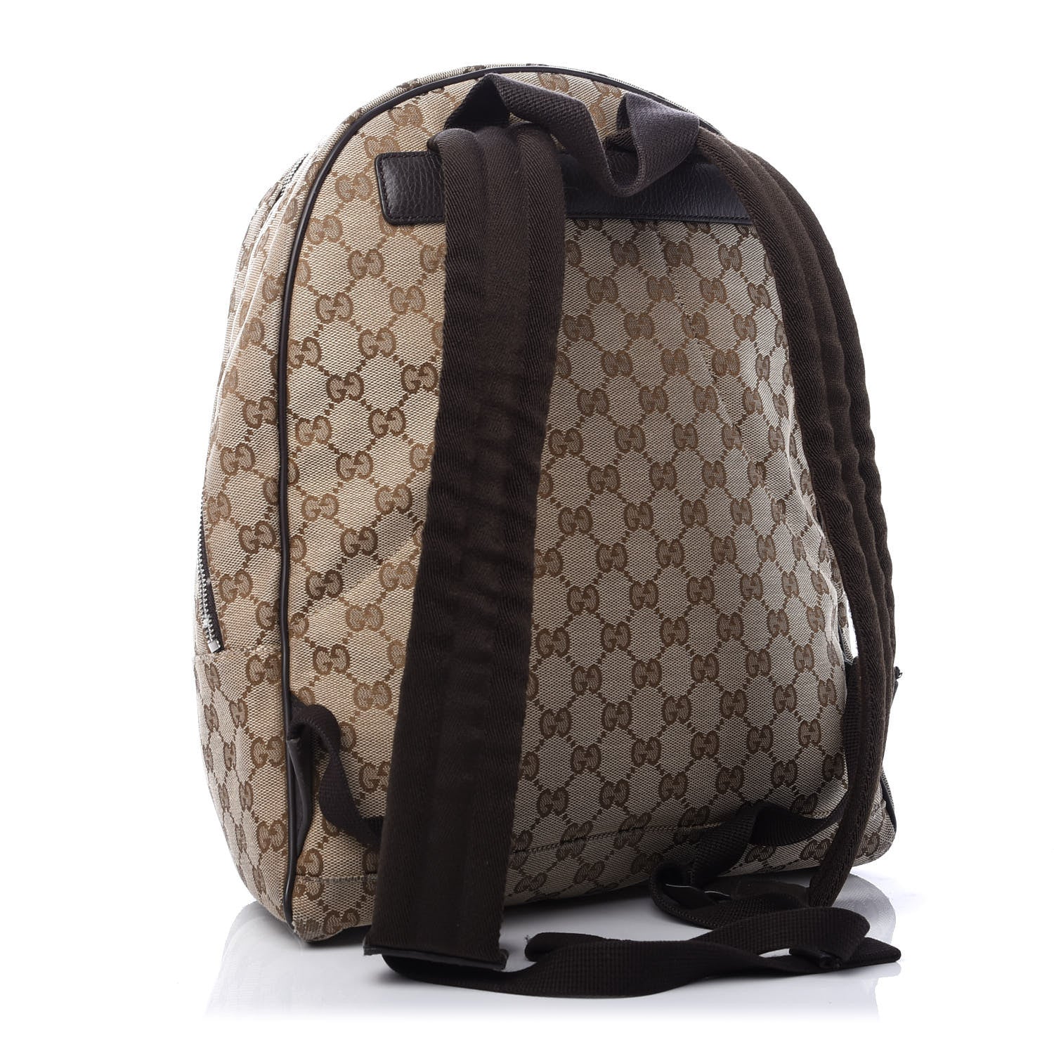 Gucci Monogram Travel Backpack Dark Brown 2 of 13