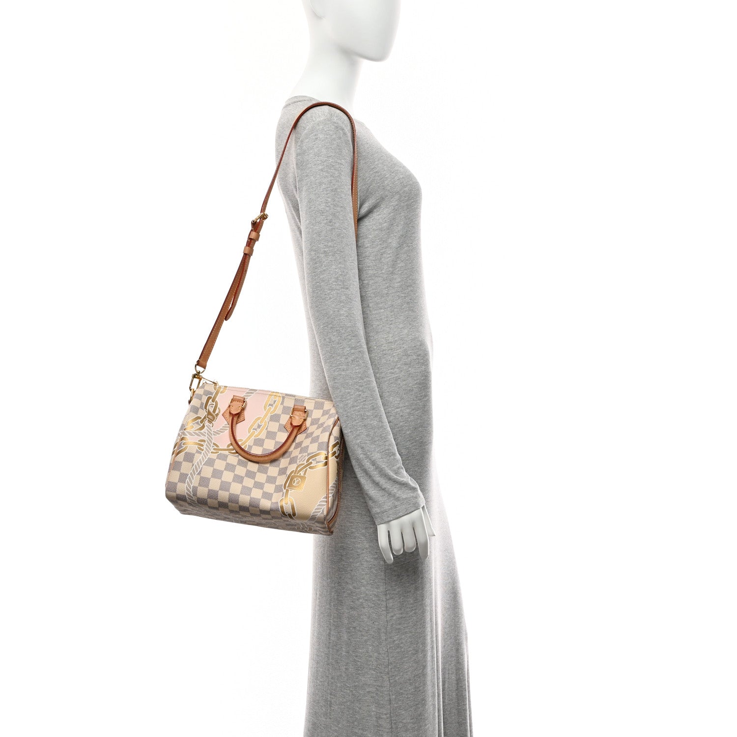 Louis Vuitton Damier Azur Nautical Speedy Bandouliere 25 2 of 11