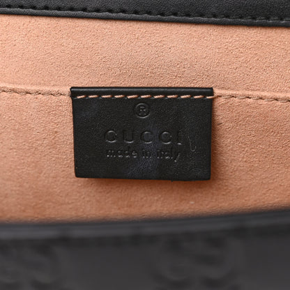 Gucci Guccissima Small Padlock Shoulder Bag Black 6 of 16