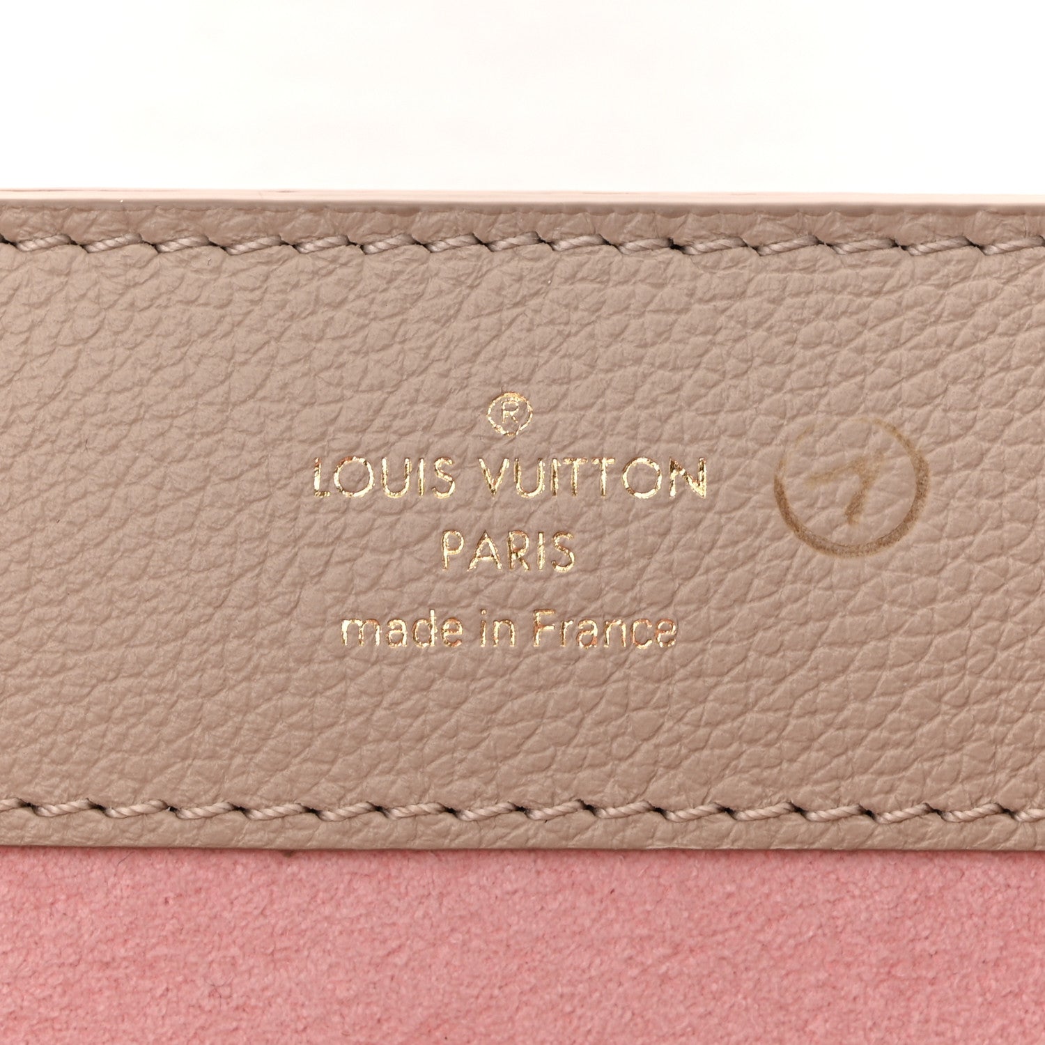 Louis Vuitton Soft Calfskin Mini Lockme Ever Greige 6 of 9