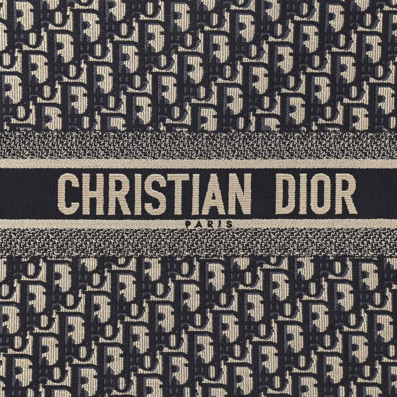 Christian Dior Oblique Book Tote Blue Multicolor 8 of 10