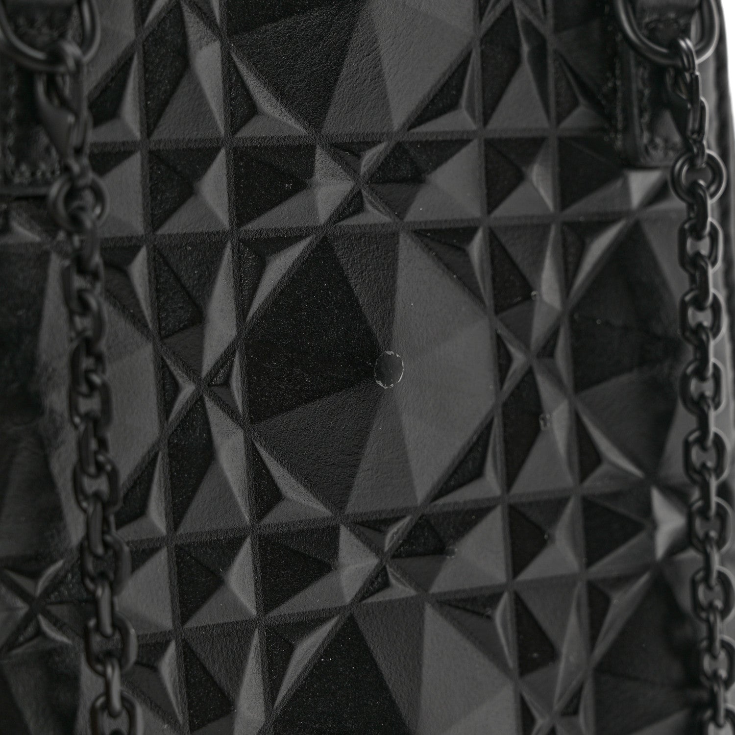 Christian Dior Calfskin Cannage Diamond Cannage Phone Holder Black 8 of 8