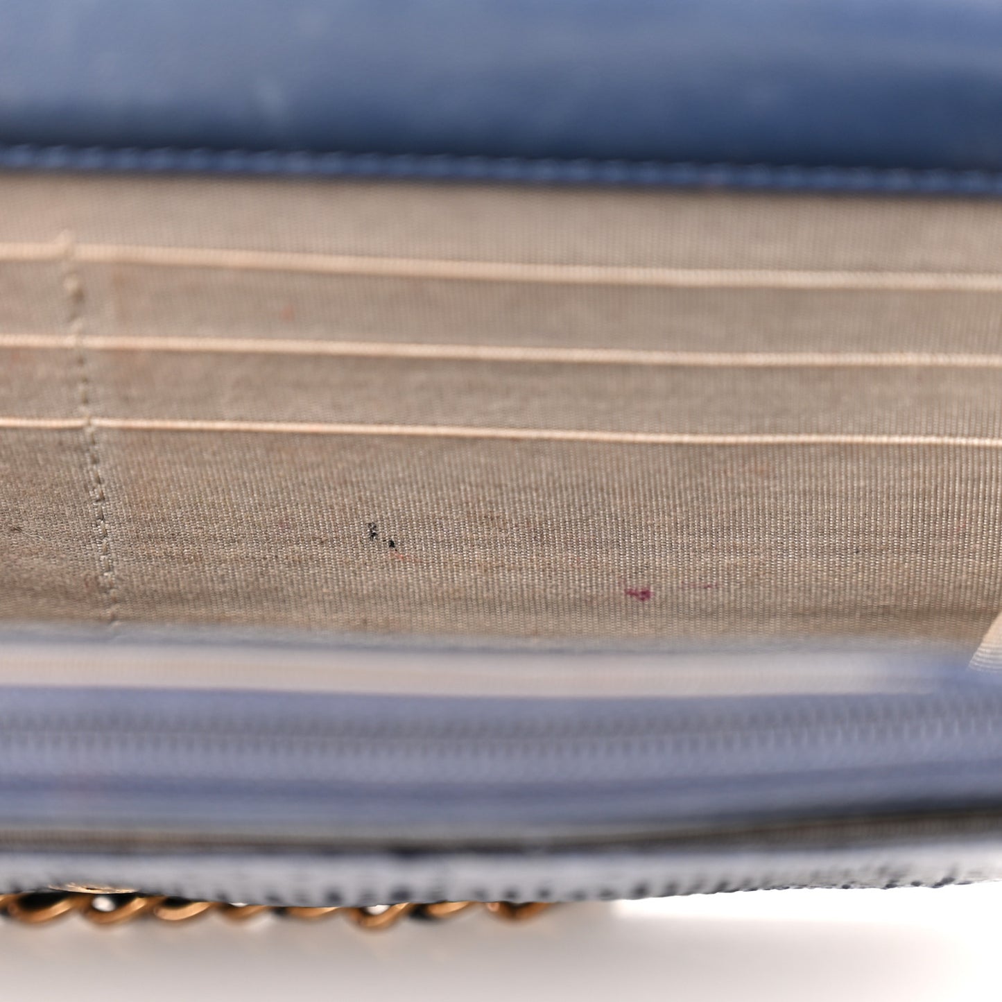 Snakeskin Wallet On Chain WOC Blue