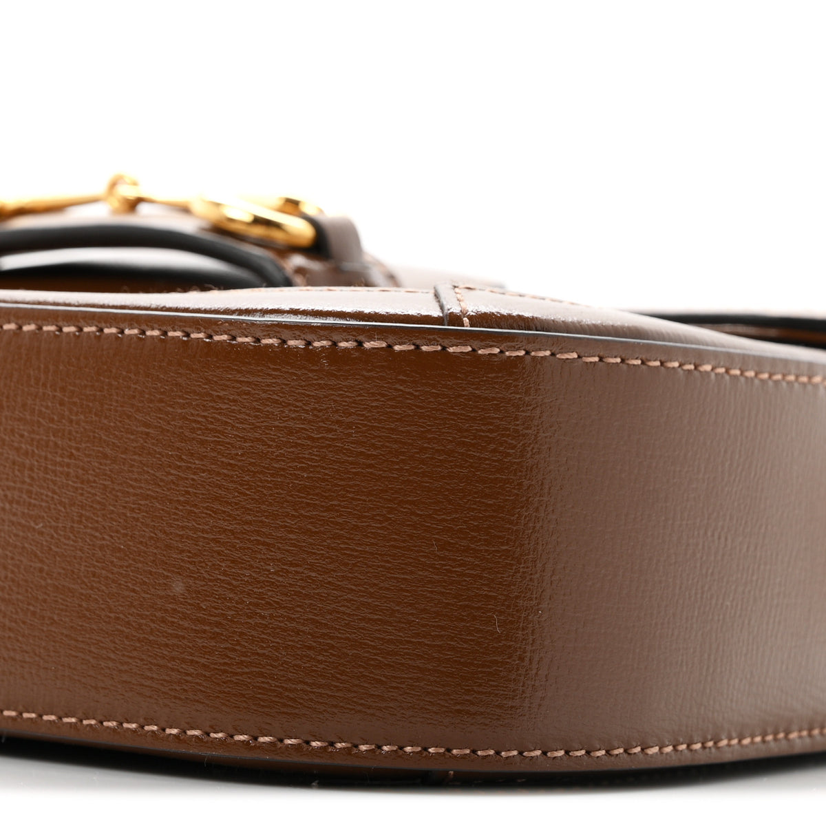 Gucci GG Supreme Monogram Web Mini Horsebit 1955 Shoulder Bag Beige Brown Sugar 10 of 10