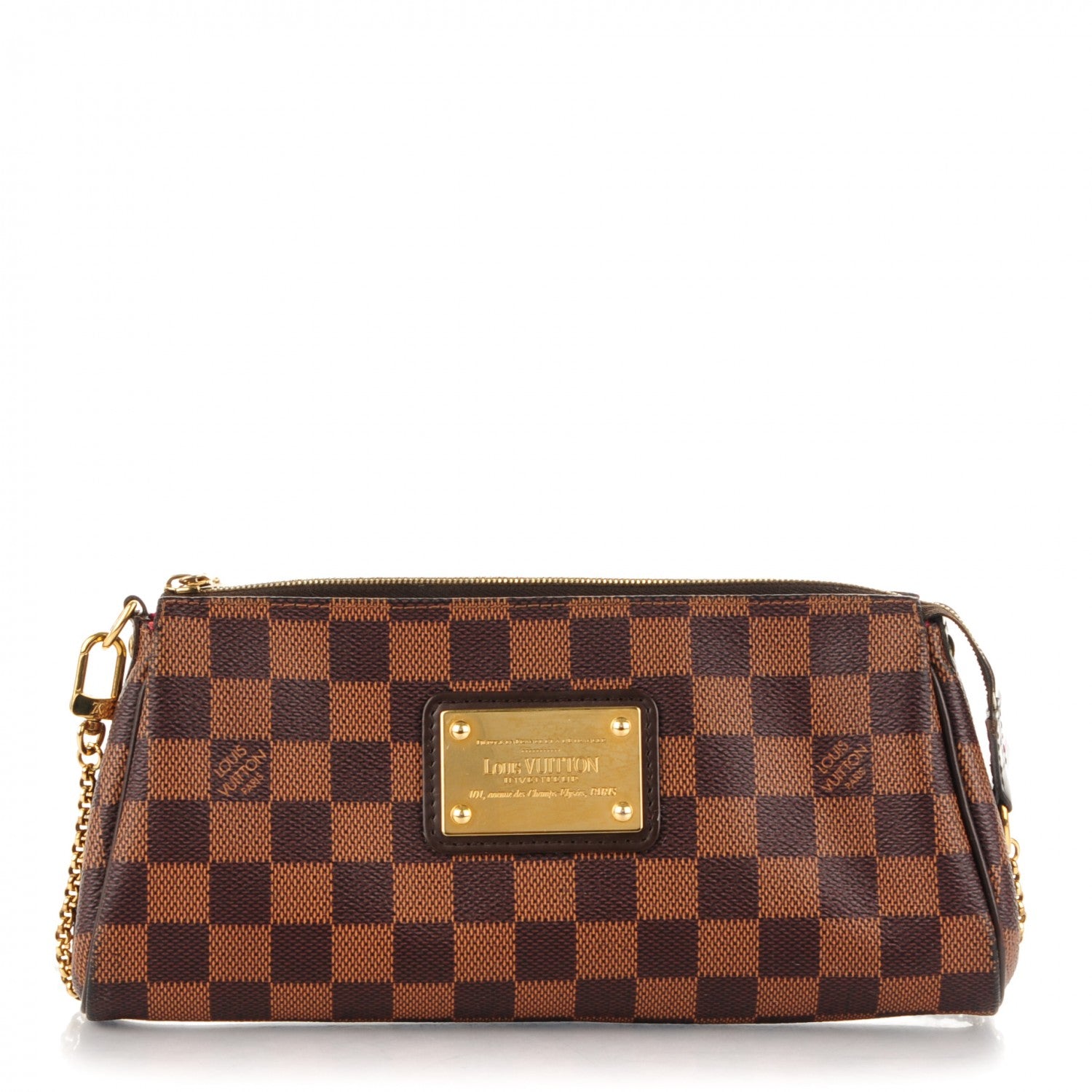 Louis Vuitton Damier Ebene Eva Clutch 1 of 7
