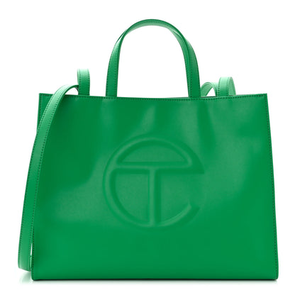 Telfar Vegan Leather Medium Shopping Bag Greenscreen 1 of 11