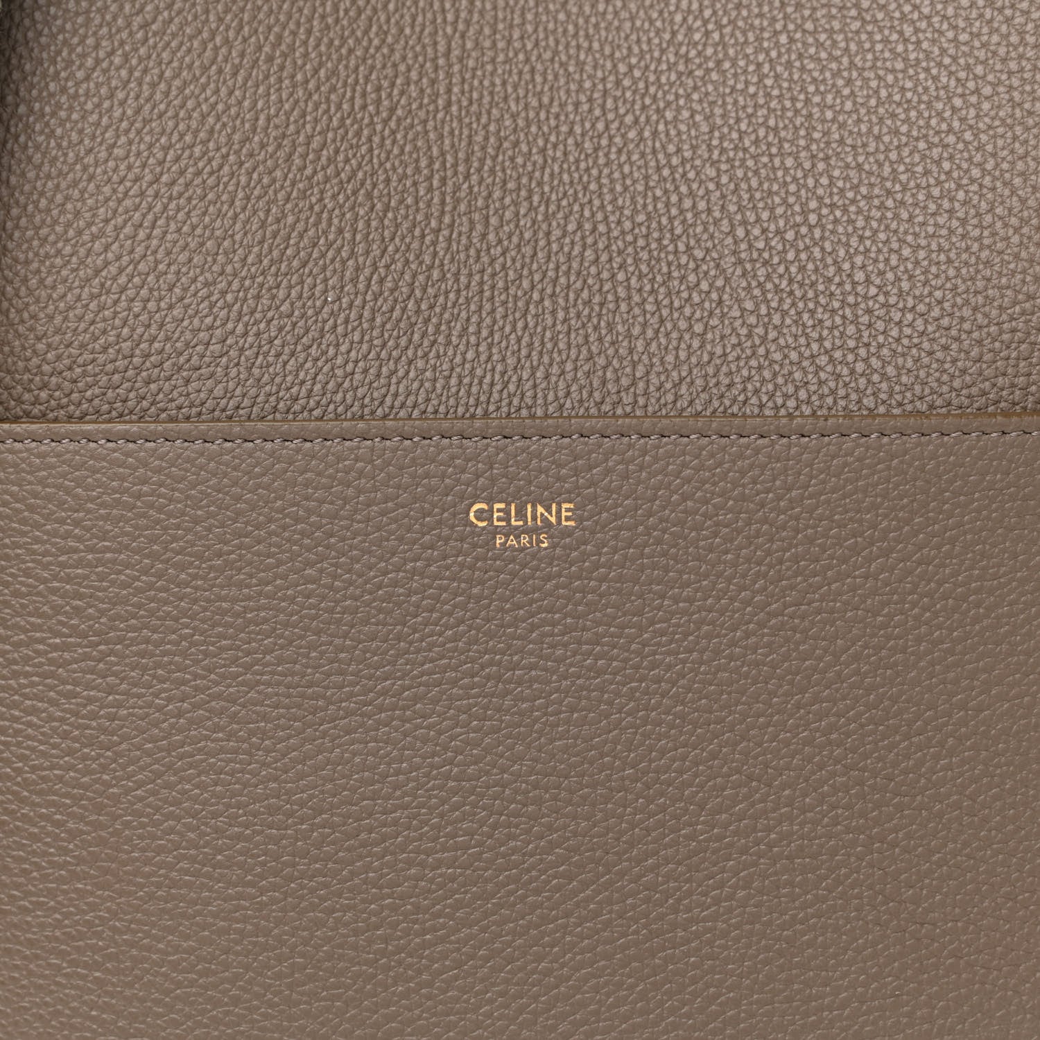 Celine Soft Grained Calfskin Sangle Bucket Bag Taupe 7 of 10