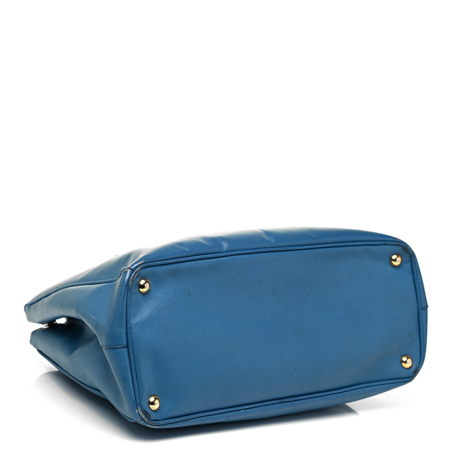 Saffiano Medium Galleria Double Zip Tote Cobalto