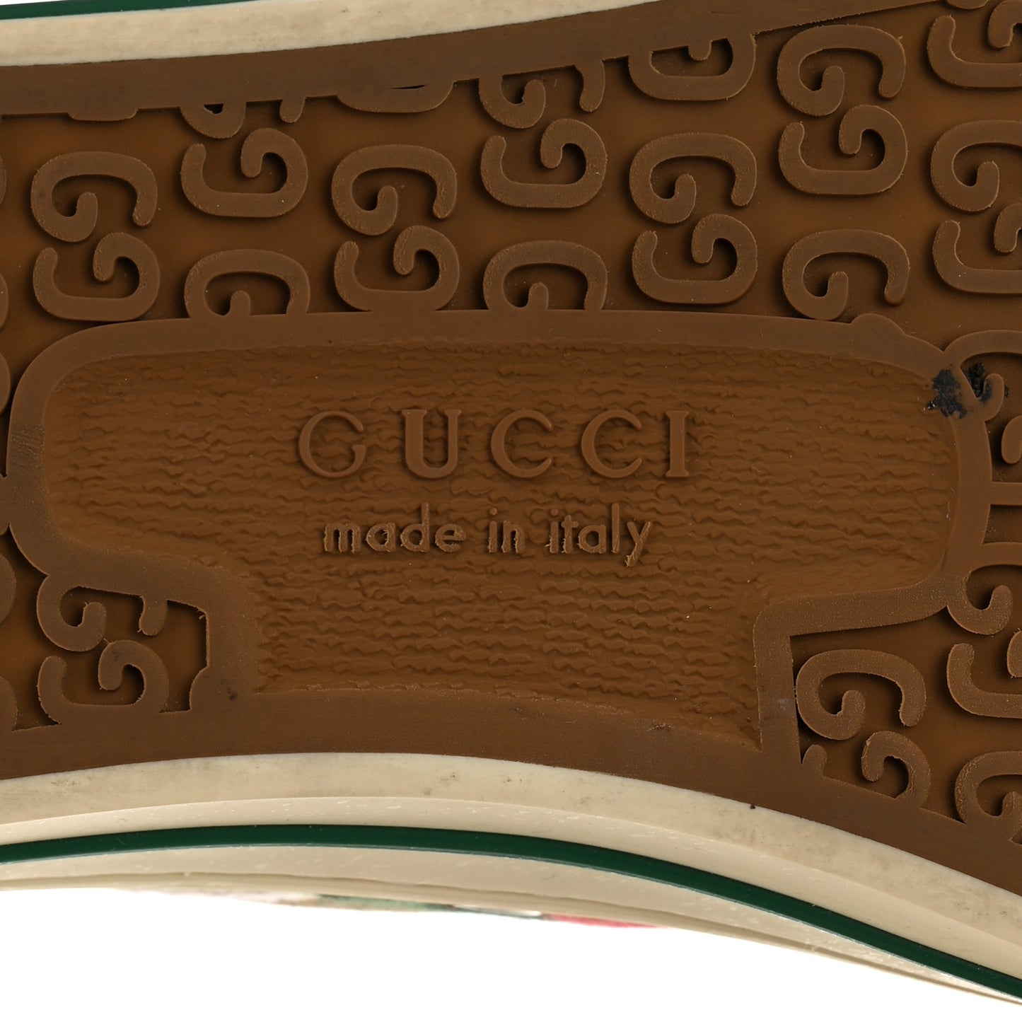 X DISNEY Mini Vintage GG Supreme Monogram Mickey Mouse 1977 Tennis Sneakers 36.5 Beige Multicolor