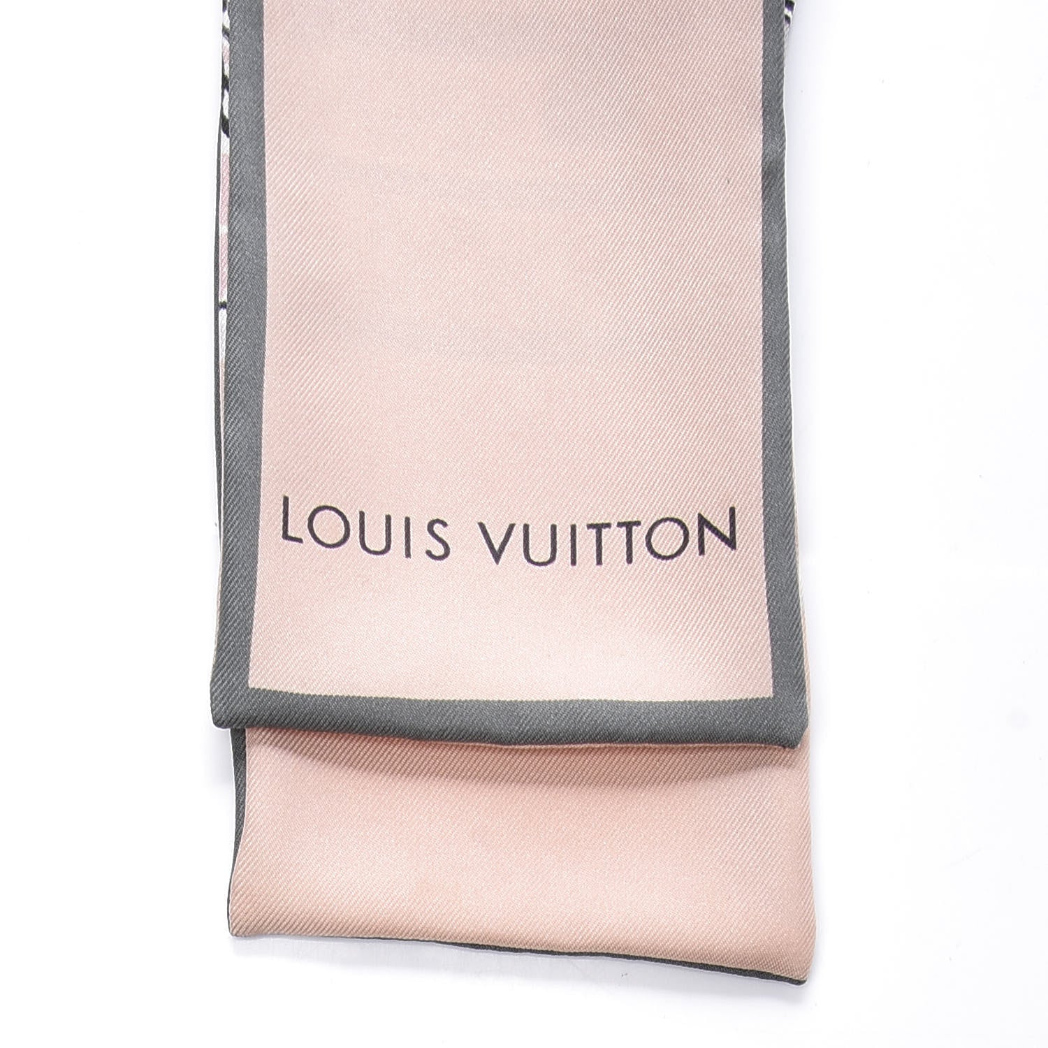 Louis Vuitton Silk Monogram Trunks Bandeau Rose Poudre 4 of 5
