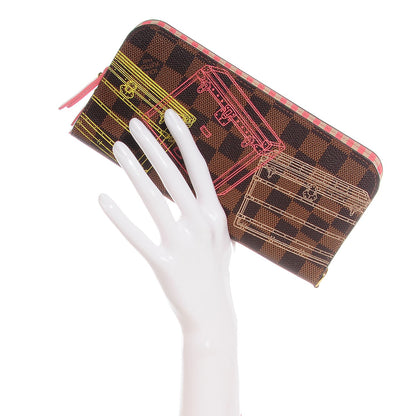 Louis Vuitton Damier Ebene 2014 Christmas Animation Insolite Wallet 2 of 8