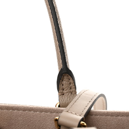 Louis Vuitton Empreinte Monogram Giant Onthego MM Tourterelle Creme 10 of 10