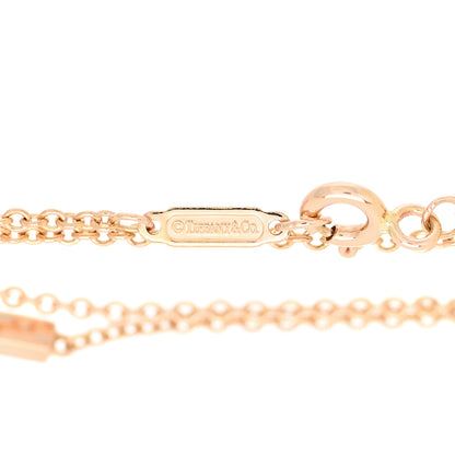 Tiffany 18K Rose Gold T Double Chain Bracelet 3 of 4